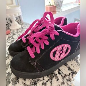 Heelys Black and Pink Skate Sneakers - Size 6